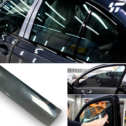 Тонировка окон V30 метражом 